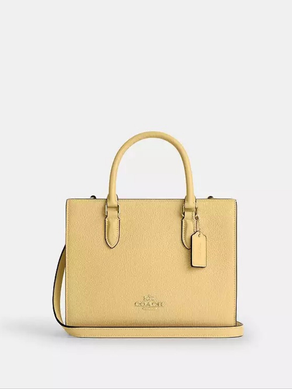 NWT! Coach Maggie Small Tote Bag In Gold/Vanilla